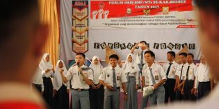 Forum OSIS SMP/MTs  se Brebes Dilatih Orientasi Masa Pengenalan Sekolah