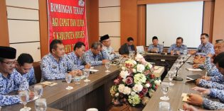 Pemkab Adakan Bintek  Pelimpahan Wewenang Bupati ke Camat