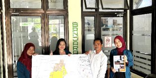 KKN Undip, Jihan Garap Peta Lahan Desa Banjaranyar