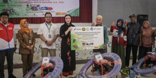 Mitha Bantu Pompa Air 1.228 Petani Brebes dari BBM ke BBG. Bisa Hemat Produksi 65 Persen