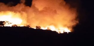 TPA Kaliwlingi Terbakar Hebat yang Diduga Akibat Api Puntung Rokok