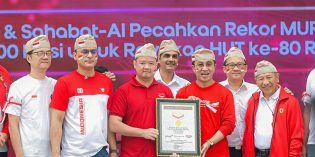 Di HUT RI ke 80, Indosat Pecahkan Rekor MURI Bersama Sahabat AI Buat 5.000 Puisi