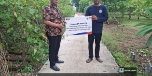 BRI Brebes Peduli, Lewat CSR Bangun Jalan Rabat Beton di 2 Desa dan 1 TPT di Kedunguter