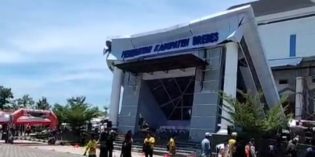 Teras Kantor KPT Senilai 110 M Ambruk, 3 Orang Terluka