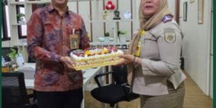 Perkuat Jalinan Kerjasama, Pimpinan BRI Cabang Brebes Tandang ke BPN Brebes Ucapakan Selamat Hantaru