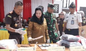 Kejaksaan Negeri Brebes Musnahkan Barbuk dari 33 Perkara