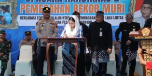 Hardiknas di Brebes, Ribuan Pelajar Deklarasi Keselamatan Tembus Rekor MURI