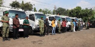 10 Truk Kopdes MP Dilepas dari Kodim Brebes, Dorong Ekonomi Desa Lebih Maju