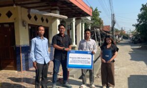 BRI Peduli Bangun Talud Sepanjang 35 Meter di Desa Sigentong