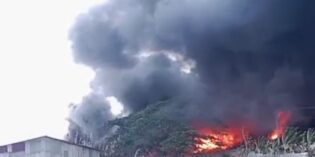 Gudang Penyimpanan Limbah Non B3 di Slatri Larangan Alami Kebakaran