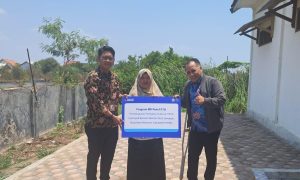 BRI Brebes Peduli, Lewat Pvingisasi Jadikan Akses ke TK Aysiyah Sawojajar jadi Tampak Indah