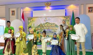 Sambut Hari Santri Nasional 2026, Ranting NU Desa Klampok Gelar Lomba Fashion Show Busana Muslim